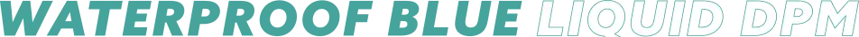Waterproof Blue Logo