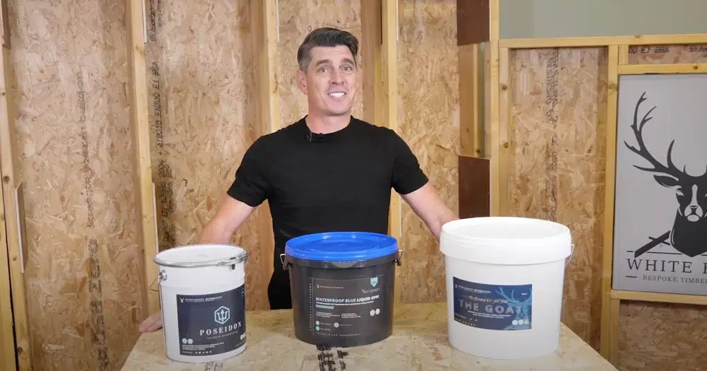 Video showing how liquid waterproofing membranes protect bathrooms by sealing wet areas and preventing water damage