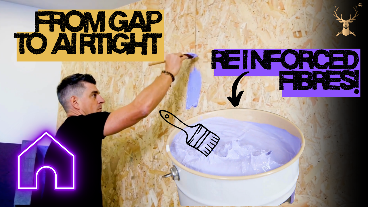 Video showing brush applied liquid membrane